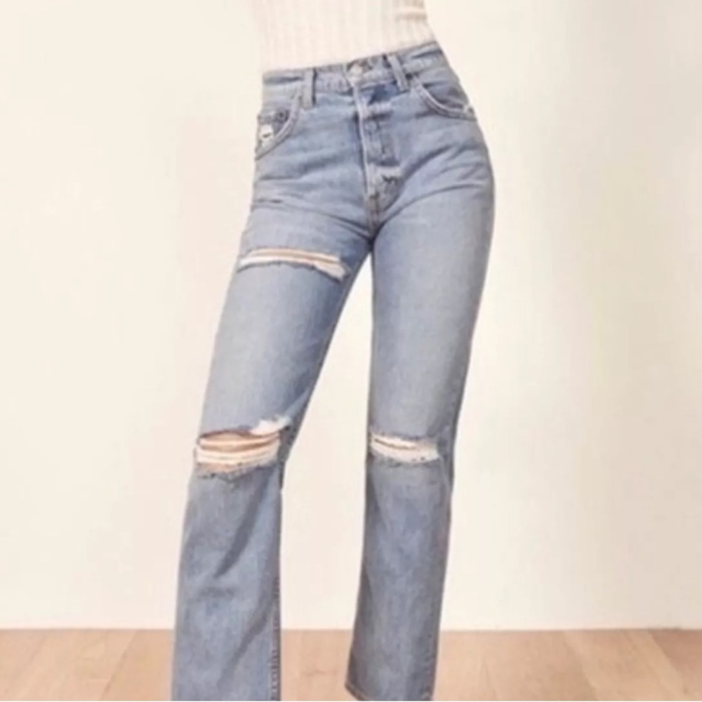 Reformation Cynthia Straight Jean 28 Oahu wash
